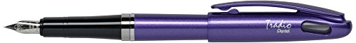 Pentel Tradio glänzend 12 Stück Standardfüllhalter violett von Pentel
