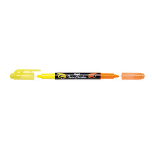 Pentel Twin Checker SLW8-GF Textmarker farbsortiert, 1 St. von Pentel