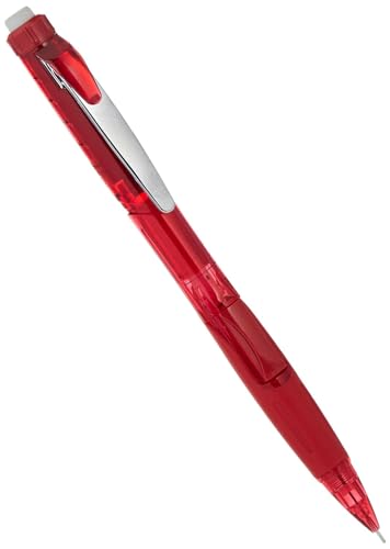 Pentel Twist Erase Click Druckbleistift, nachfüllbar, 0,5 mm, Rot von Pentel