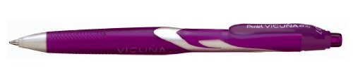 Pentel Vicuna 12 Stück Kugelschreiber Einziehbar, Spitze 0,7 mm violett von Pentel