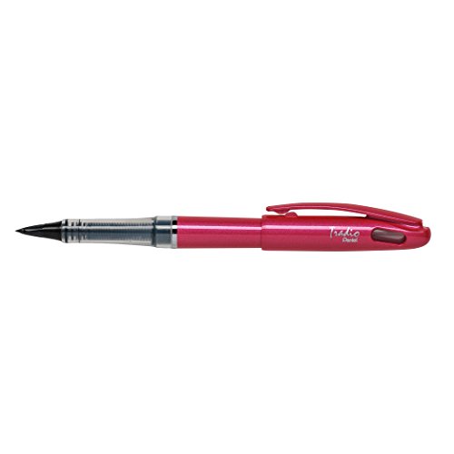 Pentel trj96p-a Tradio Shiny Flower Set 12 Filzstifte Feder Spitze Kunststoff Tinte schwarz/Körper glänzend Fuchsia von Pentel