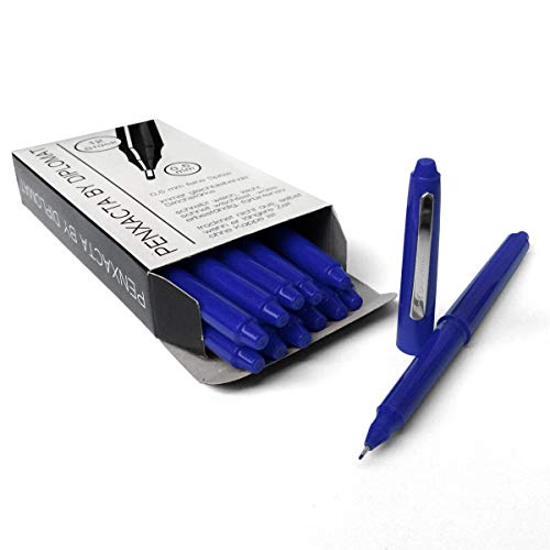 Penxacta Fineliner by Diplomat 0,5mm 12er Vorteilspack Blau von Penxacta