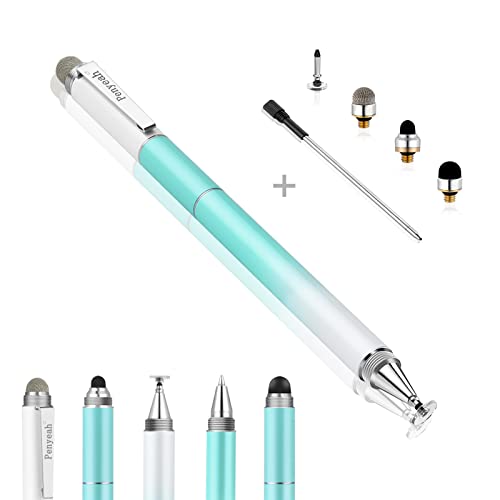 Penyeah Kapazitiver Eingabestift (4-in-1), universeller Touchscreen-Eingabestift für iPad/Pro/iPhone/Android-Handy/Samsung/Fire/Tablets und alle kapazitiven Touchscreens, Traumblau von Penyeah