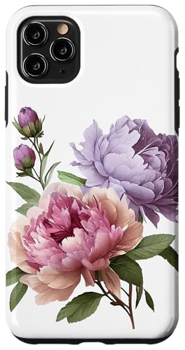 Pfingstrosen Blumen Aquarell Lavendel Lila Pfingstrosen Rosa Pfingstrose Hülle für iPhone 11 Pro Max Pfingstrosen Blumen Aquarell Lavendel Lila Pfingstrosen Rosa Pfingstrose Hülle für iPhone 11 Pro Max von Peony Flower Art NYC