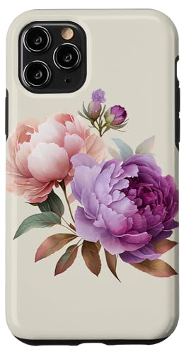 Pfingstrosen Blumen Aquarell Lavendel Lila Pfingstrosen Rosa Pfingstrose Hülle für iPhone 11 Pro Pfingstrosen Blumen Aquarell Lavendel Lila Pfingstrosen Rosa Pfingstrose Hülle für iPhone 11 Pro von Peony Flower Art NYC