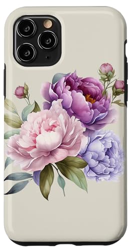Pfingstrosen Blumen Aquarell Lavendel Lila Pfingstrosen Rosa Pfingstrose Hülle für iPhone 11 Pro Pfingstrosen Blumen Aquarell Lavendel Lila Pfingstrosen Rosa Pfingstrose Hülle für iPhone 11 Pro von Peony Flower Art NYC