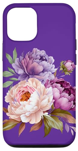 Pfingstrosen Blumen Aquarell Lavendel Lila Pfingstrosen Rosa Pfingstrose Hülle für iPhone 12/12 Pro Pfingstrosen Blumen Aquarell Lavendel Lila Pfingstrosen Rosa Pfingstrose Hülle für iPhone 12/12 Pro von Peony Flower Art NYC