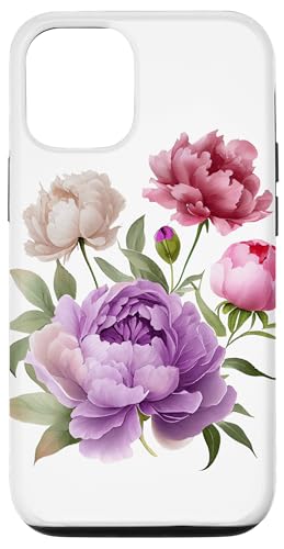 Pfingstrosen Blumen Aquarell Lavendel Lila Pfingstrosen Rosa Pfingstrose Hülle für iPhone 12/12 Pro Pfingstrosen Blumen Aquarell Lavendel Lila Pfingstrosen Rosa Pfingstrose Hülle für iPhone 12/12 Pro von Peony Flower Art NYC