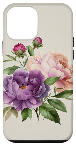 Pfingstrosen Blumen Aquarell Lavendel Lila Pfingstrosen Rosa Pfingstrose Hülle für iPhone 12 mini Pfingstrosen Blumen Aquarell Lavendel Lila Pfingstrosen Rosa Pfingstrose Hülle für iPhone 12 mini von Peony Flower Art NYC