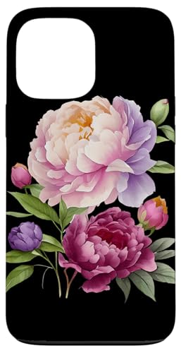 Pfingstrosen Blumen Aquarell Lavendel Lila Pfingstrosen Rosa Pfingstrose Hülle für iPhone 13 Pro Max Pfingstrosen Blumen Aquarell Lavendel Lila Pfingstrosen Rosa Pfingstrose Hülle für iPhone 13 Pro Max von Peony Flower Art NYC
