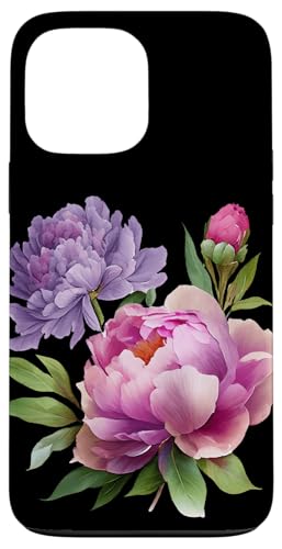 Pfingstrosen Blumen Aquarell Lavendel Lila Pfingstrosen Rosa Pfingstrose Hülle für iPhone 13 Pro Max Pfingstrosen Blumen Aquarell Lavendel Lila Pfingstrosen Rosa Pfingstrose Hülle für iPhone 13 Pro Max von Peony Flower Art NYC