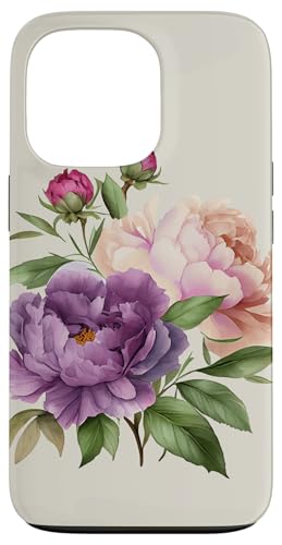 Pfingstrosen Blumen Aquarell Lavendel Lila Pfingstrosen Rosa Pfingstrose Hülle für iPhone 13 Pro Pfingstrosen Blumen Aquarell Lavendel Lila Pfingstrosen Rosa Pfingstrose Hülle für iPhone 13 Pro von Peony Flower Art NYC