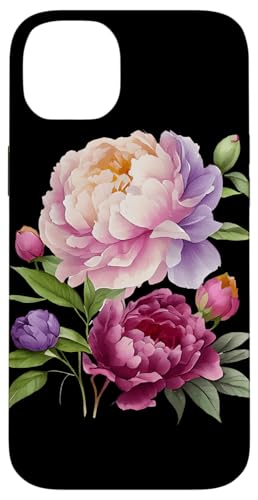 Pfingstrosen Blumen Aquarell Lavendel Lila Pfingstrosen Rosa Pfingstrose Hülle für iPhone 14 Plus Pfingstrosen Blumen Aquarell Lavendel Lila Pfingstrosen Rosa Pfingstrose Hülle für iPhone 14 Plus von Peony Flower Art NYC