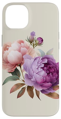 Pfingstrosen Blumen Aquarell Lavendel Lila Pfingstrosen Rosa Pfingstrose Hülle für iPhone 14 Plus Pfingstrosen Blumen Aquarell Lavendel Lila Pfingstrosen Rosa Pfingstrose Hülle für iPhone 14 Plus von Peony Flower Art NYC