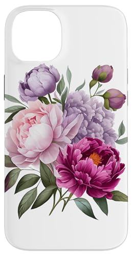 Pfingstrosen Blumen Aquarell Lavendel Lila Pfingstrosen Rosa Pfingstrose Hülle für iPhone 14 Plus Pfingstrosen Blumen Aquarell Lavendel Lila Pfingstrosen Rosa Pfingstrose Hülle für iPhone 14 Plus von Peony Flower Art NYC