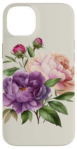 Pfingstrosen Blumen Aquarell Lavendel Lila Pfingstrosen Rosa Pfingstrose Hülle für iPhone 14 Plus Pfingstrosen Blumen Aquarell Lavendel Lila Pfingstrosen Rosa Pfingstrose Hülle für iPhone 14 Plus von Peony Flower Art NYC