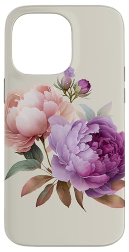 Pfingstrosen Blumen Aquarell Lavendel Lila Pfingstrosen Rosa Pfingstrose Hülle für iPhone 14 Pro Max Pfingstrosen Blumen Aquarell Lavendel Lila Pfingstrosen Rosa Pfingstrose Hülle für iPhone 14 Pro Max von Peony Flower Art NYC