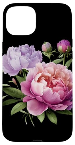 Pfingstrosen Blumen Aquarell Lavendel Lila Pfingstrosen Rosa Pfingstrose Hülle für iPhone 15 Plus Pfingstrosen Blumen Aquarell Lavendel Lila Pfingstrosen Rosa Pfingstrose Hülle für iPhone 15 Plus von Peony Flower Art NYC