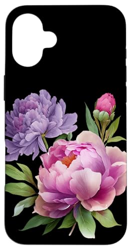 Pfingstrosen Blumen Aquarell Lavendel Lila Pfingstrosen Rosa Pfingstrose Hülle für iPhone 16 Plus Pfingstrosen Blumen Aquarell Lavendel Lila Pfingstrosen Rosa Pfingstrose Hülle für iPhone 16 Plus von Peony Flower Art NYC