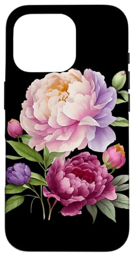 Pfingstrosen Blumen Aquarell Lavendel Lila Pfingstrosen Rosa Pfingstrose Hülle für iPhone 16 Pro Pfingstrosen Blumen Aquarell Lavendel Lila Pfingstrosen Rosa Pfingstrose Hülle für iPhone 16 Pro von Peony Flower Art NYC