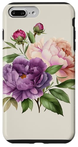Pfingstrosen Blumen Aquarell Lavendel Lila Pfingstrosen Rosa Pfingstrose Hülle für iPhone 7 Plus/8 Plus Pfingstrosen Blumen Aquarell Lavendel Lila Pfingstrosen Rosa Pfingstrose Hülle für iPhone 7 Plus/8 Plus von Peony Flower Art NYC