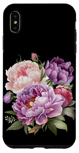 Pfingstrosen Blumen Aquarell Lavendel Lila Pfingstrosen Rosa Pfingstrose Hülle für iPhone XS Max Pfingstrosen Blumen Aquarell Lavendel Lila Pfingstrosen Rosa Pfingstrose Hülle für iPhone XS Max von Peony Flower Art NYC