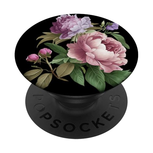 Pfingstrosen Blumen Aquarell Lavendel Lila Pfingstrosen Rosa Pfingstrose PopSockets Klebender PopGrip Pfingstrosen Blumen Aquarell Lavendel Lila Pfingstrosen Rosa Pfingstrose PopSockets Klebender PopGrip von Peony Flower Art NYC