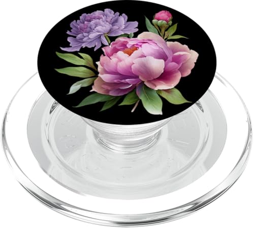 Pfingstrosen Blumen Aquarell Lavendel Lila Pfingstrosen Rosa Pfingstrose PopSockets PopGrip für MagSafe Pfingstrosen Blumen Aquarell Lavendel Lila Pfingstrosen Rosa Pfingstrose PopSockets PopGrip für MagSafe von Peony Flower Art NYC