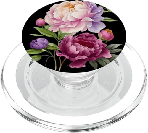 Pfingstrosen Blumen Aquarell Lavendel Lila Pfingstrosen Rosa Pfingstrose PopSockets PopGrip für MagSafe Pfingstrosen Blumen Aquarell Lavendel Lila Pfingstrosen Rosa Pfingstrose PopSockets PopGrip für MagSafe von Peony Flower Art NYC