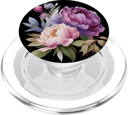 Pfingstrosen Blumen Aquarell Lavendel Lila Pfingstrosen Rosa Pfingstrose PopSockets PopGrip für MagSafe Pfingstrosen Blumen Aquarell Lavendel Lila Pfingstrosen Rosa Pfingstrose PopSockets PopGrip für MagSafe von Peony Flower Art NYC