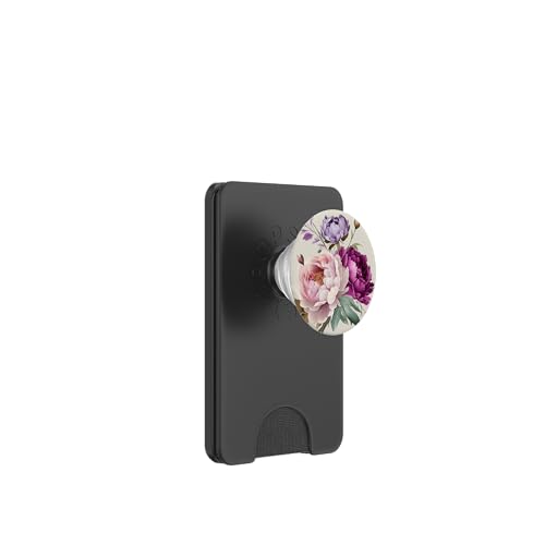 Pfingstrosen Blumen Aquarell Lavendel Lila Pfingstrosen Rosa Pfingstrose PopSockets PopWallet für MagSafe Pfingstrosen Blumen Aquarell Lavendel Lila Pfingstrosen Rosa Pfingstrose PopSockets PopWallet für MagSafe von Peony Flower Art NYC
