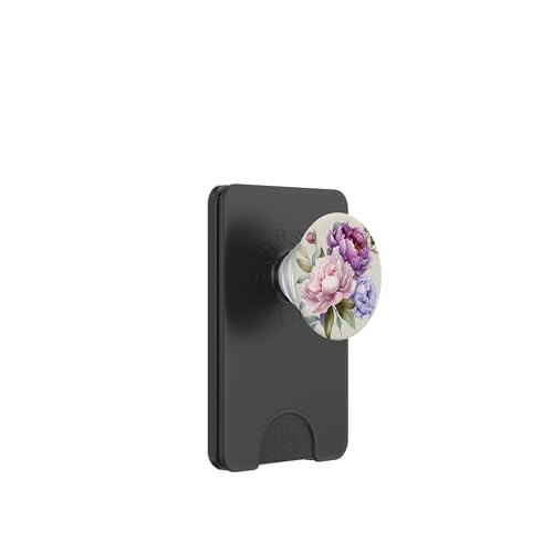 Pfingstrosen Blumen Aquarell Lavendel Lila Pfingstrosen Rosa Pfingstrose PopSockets PopWallet für MagSafe Pfingstrosen Blumen Aquarell Lavendel Lila Pfingstrosen Rosa Pfingstrose PopSockets PopWallet für MagSafe von Peony Flower Art NYC