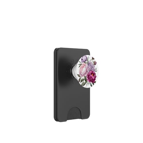 Pfingstrosen Blumen Aquarell Lavendel Lila Pfingstrosen Rosa Pfingstrose PopSockets PopWallet für MagSafe Pfingstrosen Blumen Aquarell Lavendel Lila Pfingstrosen Rosa Pfingstrose PopSockets PopWallet für MagSafe von Peony Flower Art NYC