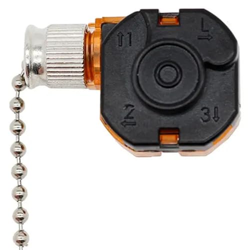 3 -Speed -Lüfterschalter, Deckenlüfterziehen Kettenschalter, 4 Draht 3 -Geschwindigkeitsregel -Ersatzteile mit den Wandleuchten der Deckenventilatoren kompatibel 3 -Speed -Lüfterschalter, Deckenlüfterziehen Kettenschalter, 4 Draht 3 -Geschwindigkeitsregel -Ersatzteile mit den Wandleuchten der Deckenventilatoren kompatibel von Peosaard