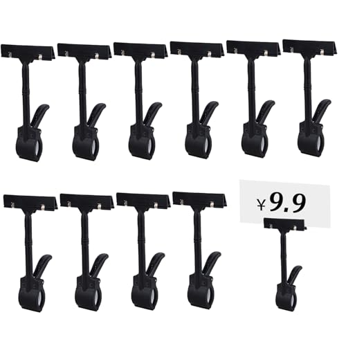 Kunststoff -Waren -Zeichenclip, 10pcs Rotatable -Etikett -Clips, 6, 7 -Zoll -Preisschildhalter, tragbare Zeichenhalter für Etiketten, Korb, Visitenkarten Kunststoff -Waren -Zeichenclip, 10pcs Rotatable -Etikett -Clips, 6, 7 -Zoll -Preisschildhalter, tragbare Zeichenhalter für Etiketten, Korb, Visitenkarten von Peosaard