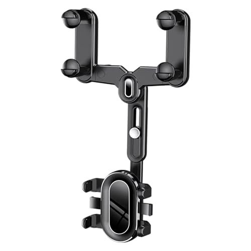 Peosaard Rückspiegel-Telefonhalter, 360 ° Einstellbarer Spiegel-Telefonhalter, Teleskoparm, Clip-Typ, kostenloser Einstellwinkel, multifunktionale Smartphone-Halterung, Visor Peosaard Rückspiegel-Telefonhalter, 360 ° Einstellbarer Spiegel-Telefonhalter, Teleskoparm, Clip-Typ, kostenloser Einstellwinkel, multifunktionale Smartphone-Halterung, Visor von Peosaard