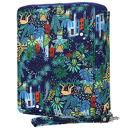 Peowuieu 120 Slots Bunt Stift Etui Oxford Stoff Stift Etui mit FäChern Stift Halter für Aquarell Stifte (Affe) von Peowuieu