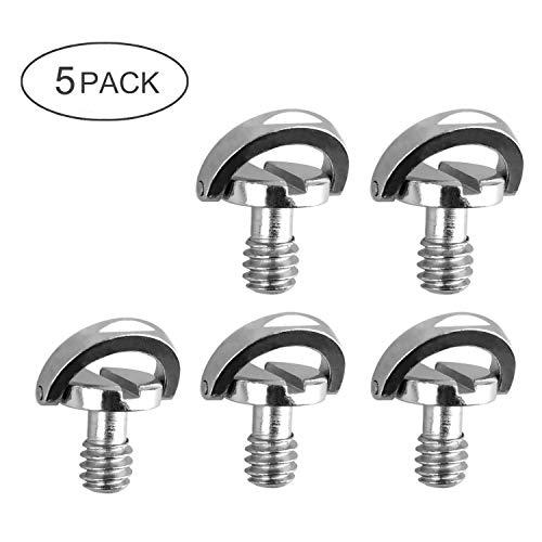 Peowuieu 5Er Pack 1/4 Zoll Schnellspanner Platte Befestigungsschraube D-Ring D Welle Qr Schrauben Adapter Halterung Fuer DSLR Kamera Stativ Einbeinstativ Qr Platte Kugelkopf Stabilisator Peowuieu 5Er Pack 1/4 Zoll Schnellspanner Platte Befestigungsschraube D-Ring D Welle Qr Schrauben Adapter Halterung Fuer DSLR Kamera Stativ Einbeinstativ Qr Platte Kugelkopf Stabilisator von Peowuieu