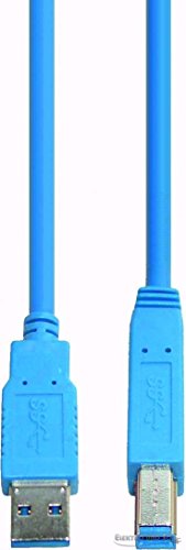 E + P CC 302/2 2.5 m USB A USB B männlich männlich Blau Kabel USB – Kabel USB (2,5 m, USB A, USB B, 3.0 (3.1 Gen 1), männlich/männlich, Blau) von Pepe Jeans