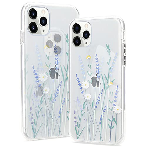 Pepmune Kompatibel mit iPhone 12 Pro Max Hülle Blumen Muster Transparent Handyhülle Durchsichtig Weich Silikon TPU Bumper Schutzhülle Case Cover für iPhone 12 Pro Max, Lila Pepmune Kompatibel mit iPhone 12 Pro Max Hülle Blumen Muster Transparent Handyhülle Durchsichtig Weich Silikon TPU Bumper Schutzhülle Case Cover für iPhone 12 Pro Max, Lila von Pepmune