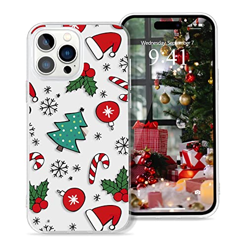 Pepmune Kompatibel mit iPhone 14 Pro Max Hülle Weihnachten Transparent Motiv Handyhülle Ultra Dünn Durchsichtig Silikonhülle TPU Bumper Cover für iPhone 14 Pro Max,Grüne Rote Christmas Pepmune Kompatibel mit iPhone 14 Pro Max Hülle Weihnachten Transparent Motiv Handyhülle Ultra Dünn Durchsichtig Silikonhülle TPU Bumper Cover für iPhone 14 Pro Max,Grüne Rote Christmas von Pepmune
