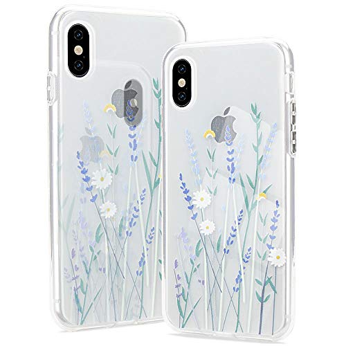 Pepmune Kompatibel mit iPhone Xr Hülle Blumen Muster Transparent Handyhülle Durchsichtig Weich Silikon TPU Bumper Schutzhülle Case Cover für iPhone Xr, Lila Pepmune Kompatibel mit iPhone Xr Hülle Blumen Muster Transparent Handyhülle Durchsichtig Weich Silikon TPU Bumper Schutzhülle Case Cover für iPhone Xr, Lila von Pepmune