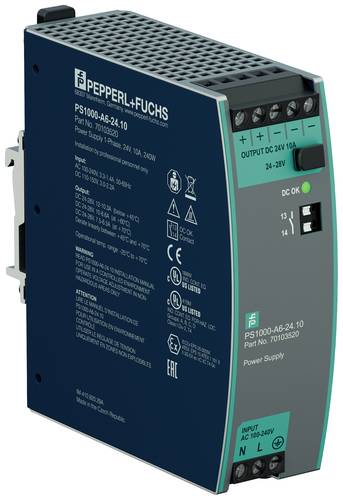 Pepperl+Fuchs PS1000-A6-24.10 Hutschienen-Netzteil (DIN-Rail) 24 V/DC 10A 240W Inhalt 1St. von Pepperl+Fuchs