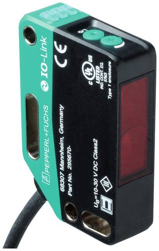 Pepperl+Fuchs Reflexions-Lichttaster OBT300-R201-2EP-IO-1T 295670-100220 1St. von Pepperl+Fuchs