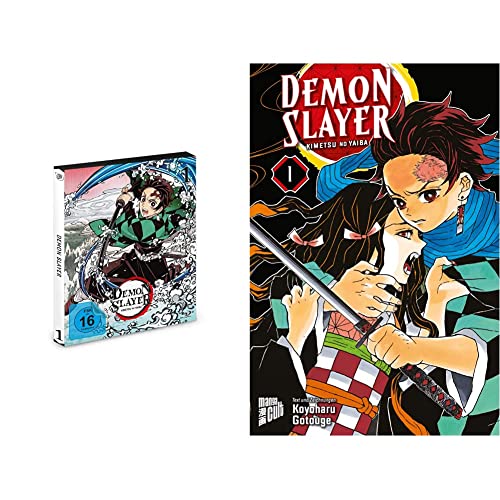 Demon Slayer - Staffel 1 - Vol.1 - [Blu-ray] & Demon Slayer - Kimetsu no yaiba 1 von Peppermint Anime (AV Visionen)