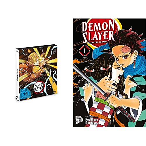 Demon Slayer - Staffel 1 - Vol.3 - [Blu-ray] & Demon Slayer - Kimetsu no yaiba 1 von Peppermint Anime (AV Visionen)