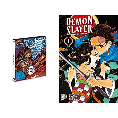 Demon Slayer - Staffel 1 - Vol.4 - [Blu-ray] & Demon Slayer - Kimetsu no yaiba 1 von Peppermint Anime (AV Visionen)