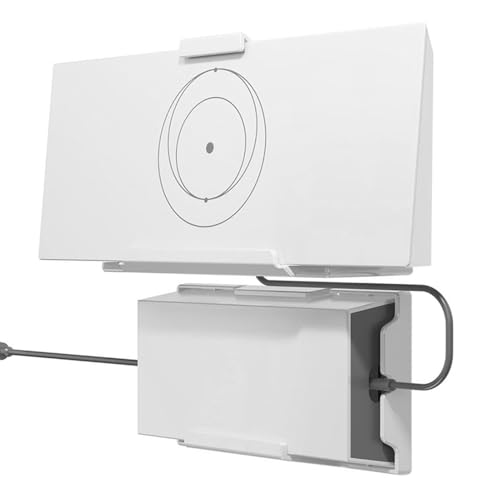 Starlink Gen 3 Router & Netzteil-Wandhalterungsset, All-in-One ABS Stabilitätsmontagelösung für Starlink V3 Standard Dishy Mesh Router, Desktop-Speicher und Kabelmanagement im Lieferumfang enthalten von Peppy