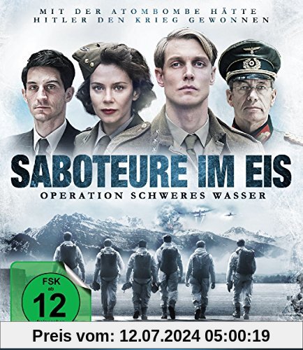 Saboteure im Eis - Operation Schweres Wasser [Blu-ray] von Per-Olav Sørensen