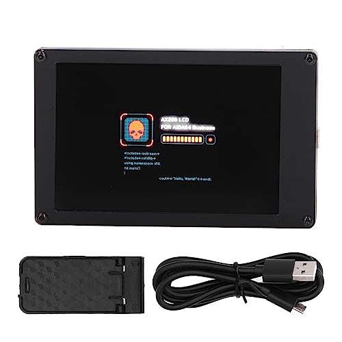 Mini-Monitor, 3,5-Zoll-IPS-LCD-Bildschirm mit USB-Stromkabel-Unterstützung, Tragbarer PC, Erweiterter Monitor-Subscreen-USB-Anschluss, für USB AIDA64, für Raspberry Pi Mini-Monitor, 3,5-Zoll-IPS-LCD-Bildschirm mit USB-Stromkabel-Unterstützung, Tragbarer PC, Erweiterter Monitor-Subscreen-USB-Anschluss, für USB AIDA64, für Raspberry Pi von PerGar